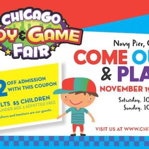 Chicago Toy and Game Fair (discount coupon)
