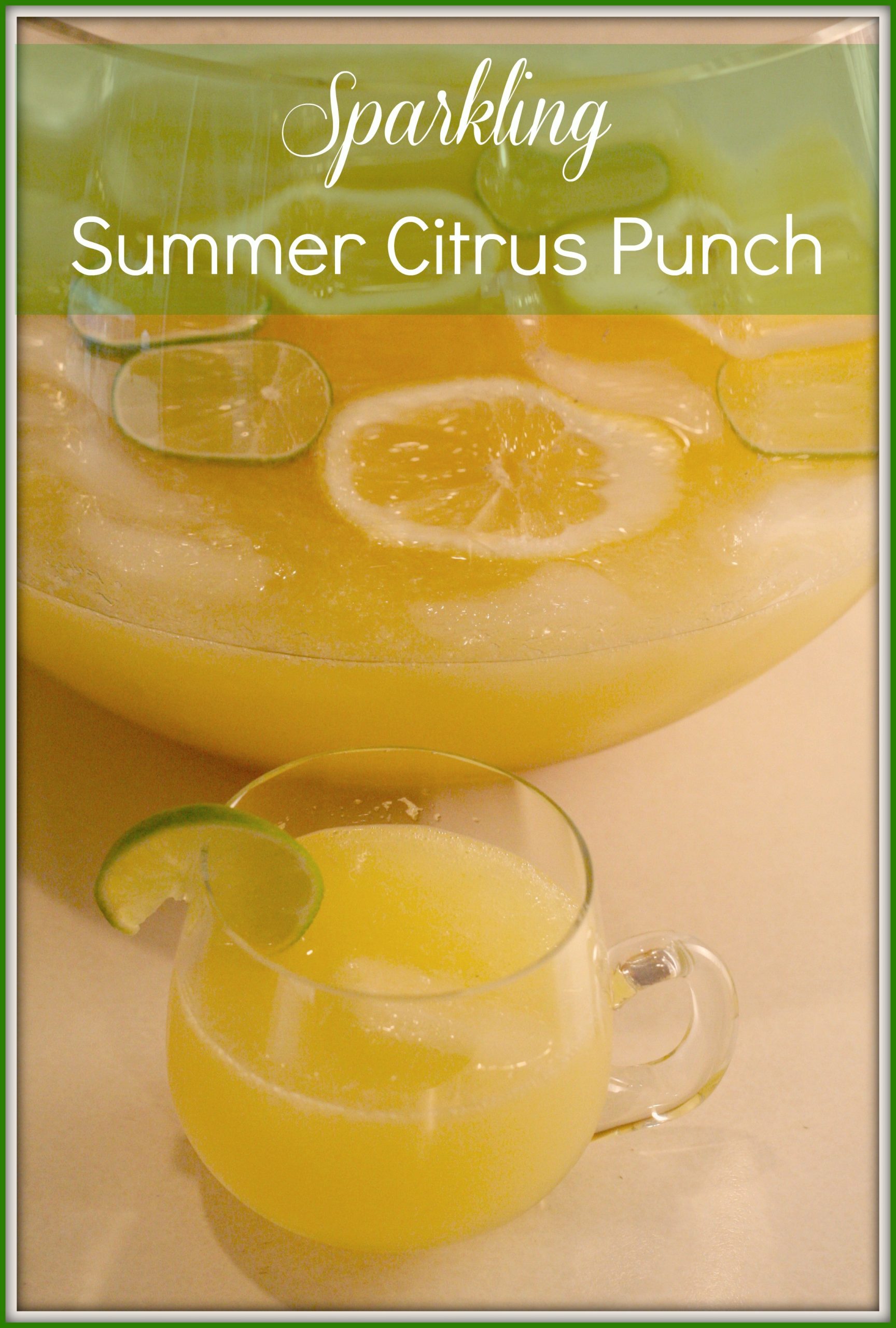 Sparkling Summer Citrus Punch Recipe