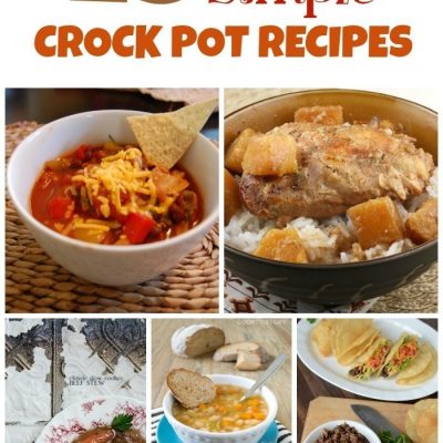 25 Easy Crock Pot Recipes
