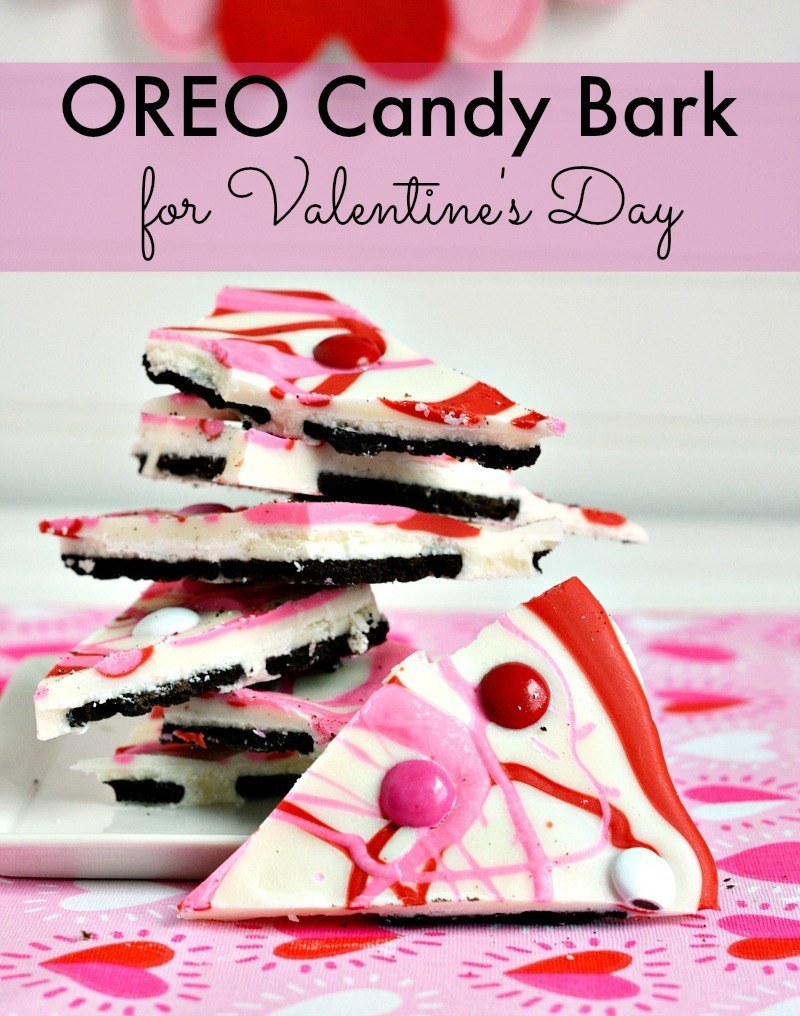 OREO Candy Bark for Valentines Day