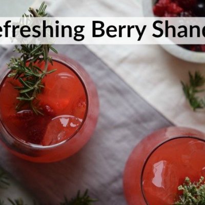 Refreshing Berry Shandy