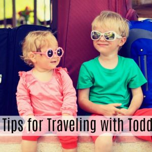 tips traveling with toddlers