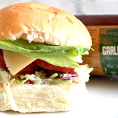 Klement’s Grilled Summer Sausage Sliders