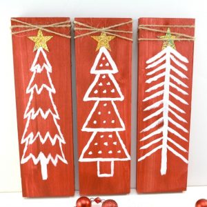 DIY Christmas Decor finished