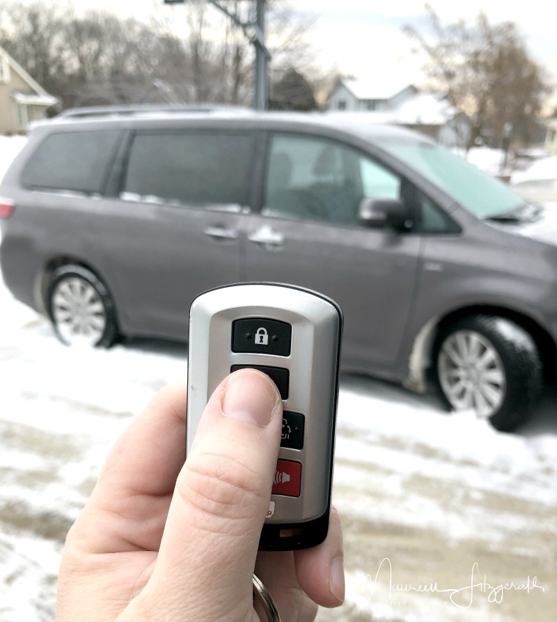 The remote start in the Toyota Sienna is a great feature.