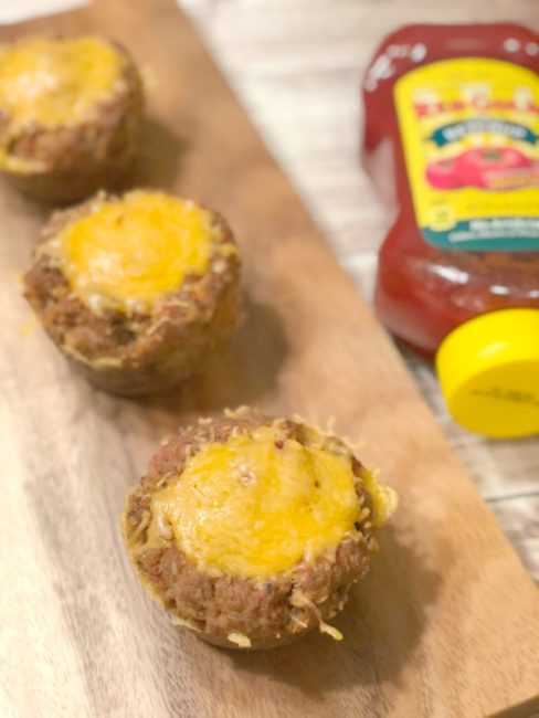 Quick and easy mini meatloaf recipe.
