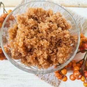 pumpkin spice brown sugar scrub