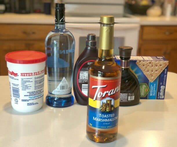 s'mores martini shooters ingredients
