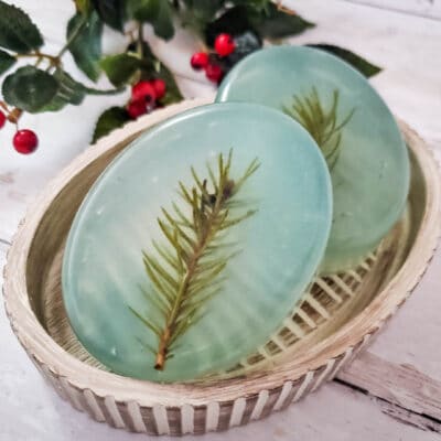 DIY Pine Scented Soap